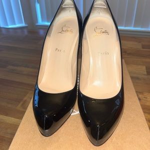 Christian Louboutin Rolando Patent Leather 120mm Pumps